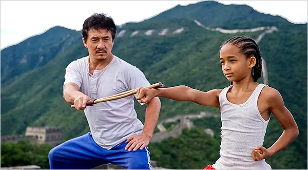 Jaden Smith Jackie Chan reunion