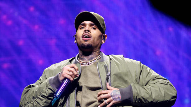 Chris Brown trespasser arrest