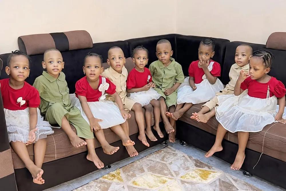nonuplets turn five